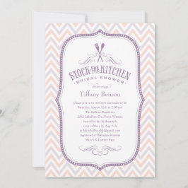 Luz - convites do chá da cozinha das listras do