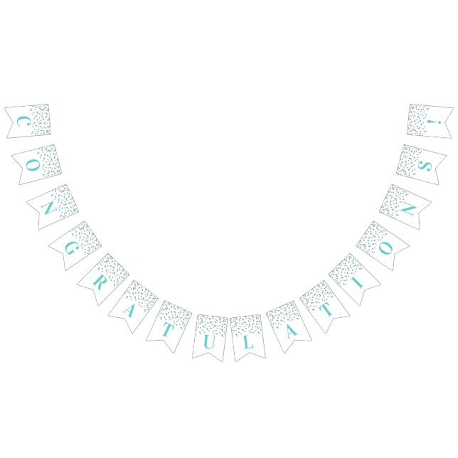 Luz da bandeira dos parabéns - confete de prata (Todos)