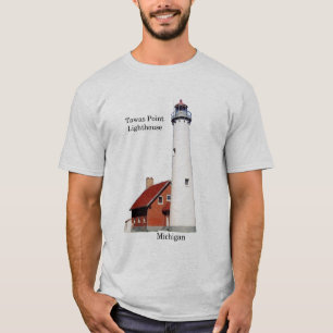 Luz da camisa do farol do ponto de Tawas