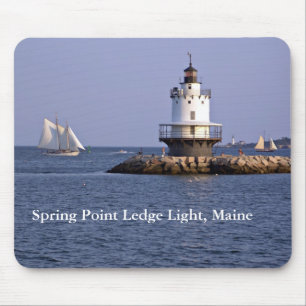 Luz de borda primavera, Maine Mousepad