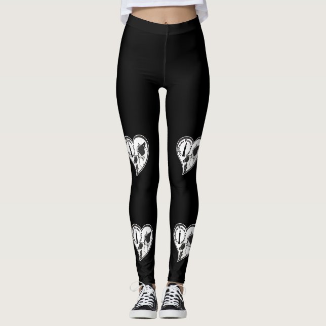 Luz de Boston Terriers Leggings (Frente)