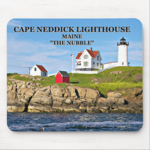 Luz de Neddick do cabo "o Nubble", mousepad de