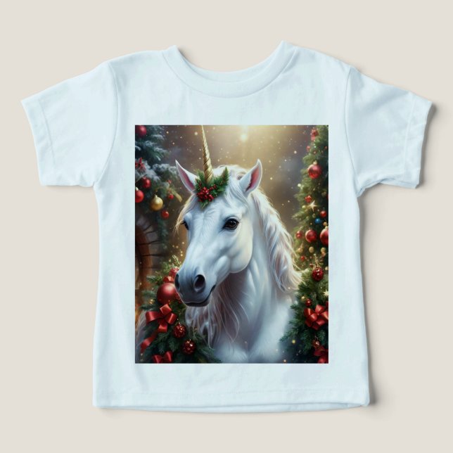 Luz de neve: O Incantado Unicórnio de Natal (Design frontal)