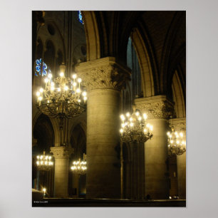 Luz de Notre Dame o impressão da maneira
