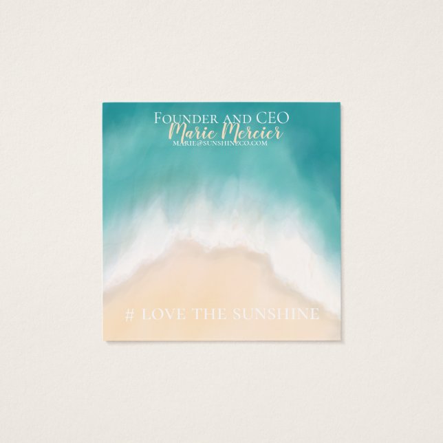 Luz de sol e areia (Verso)