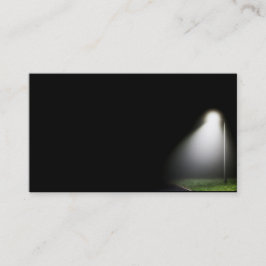 Luz de Solteiro à noite - cartão de visita