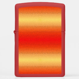 Luz de Zippo Design vermelha e Dourada
