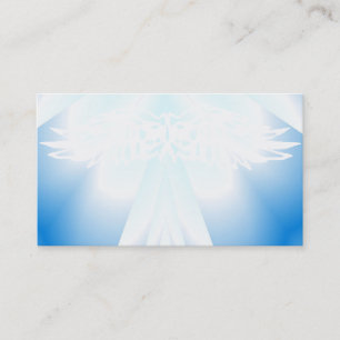 Luz do anjo, espiritual, Reiki, cartões de visita