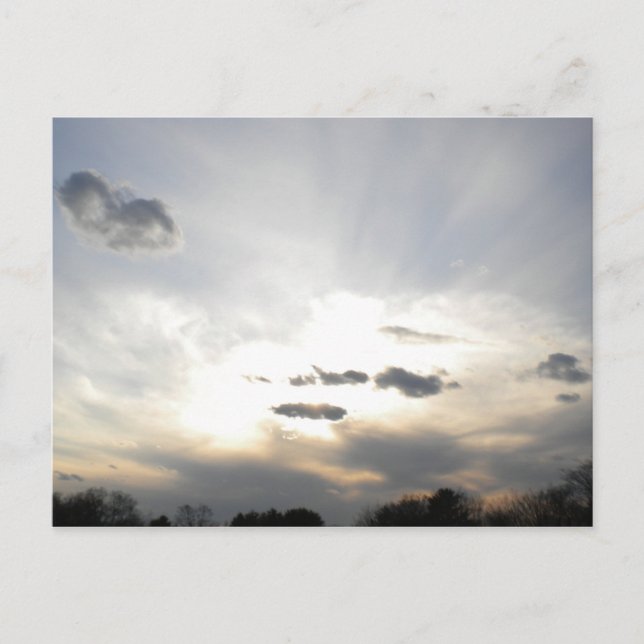 Luz do cartão postal dos Céus (Frente)