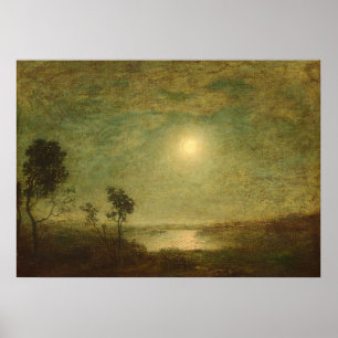 Luz do luar - Ralph Albert Blakelock Poster de art