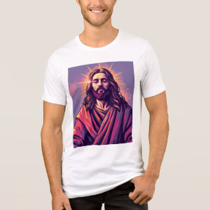 Luz do Mundo: Jesus em Tee Gráfico de Robe
