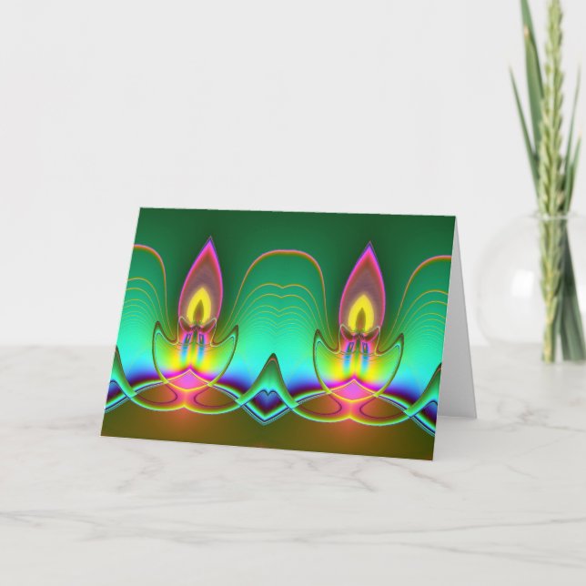 Luz do Natal Passado - saudação / cartão de nota (Frente)