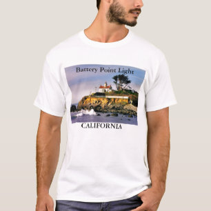 Luz do ponto da bateria, camisa de Califórnia