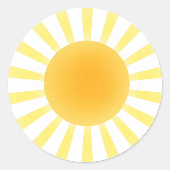 Luz do sol - adesivos (Frente)