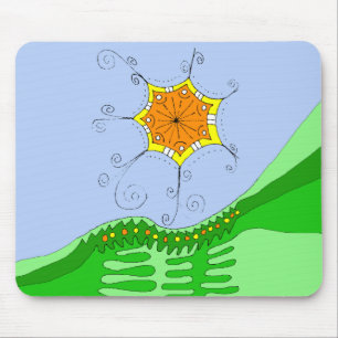 Luz do sol Overhill Mousepad