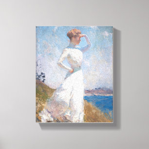 Luz do sol por Frank Weston Benson Canvas Print
