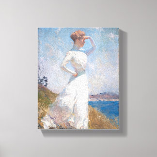 Luz do sol por Frank Weston Benson Canvas Print