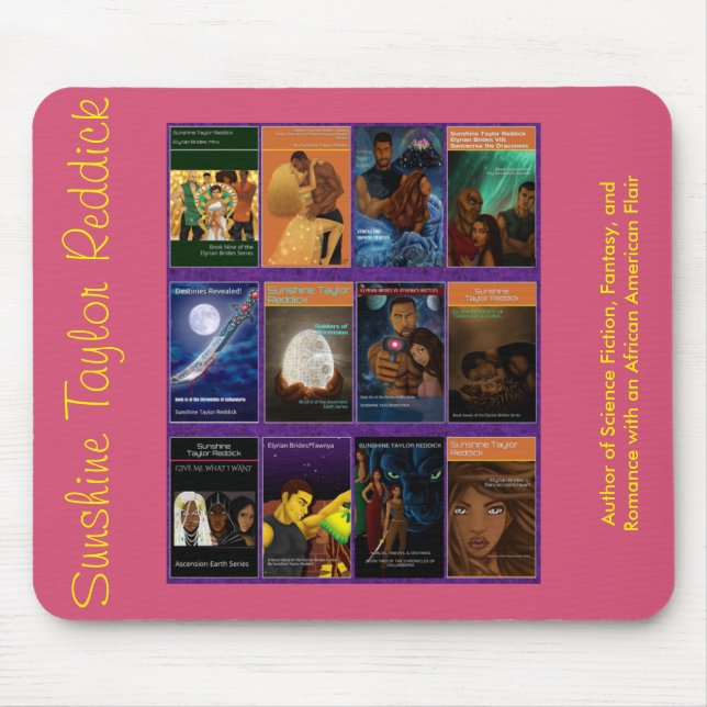 Luz do sol Taylor Reddick Mousepad (Frente)