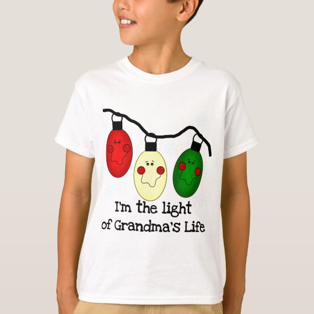 Luz dos Camisetas de Férias da Vovó e Presentes (Frente)