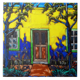 "Luz e sombra, o azulejo do bairro de Tucson"