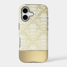 Luz elegante Ouro-como a cor damasco do vintage