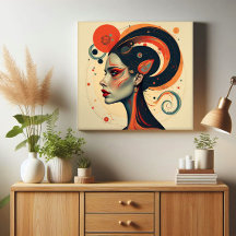 Luz entre dimensiones — Arte místico en lienzo