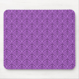 Luz - metro roxo Mousepad retro