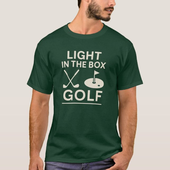 Luz na Caixa Na moda de Camisas de Golfe para Golf (Frente)
