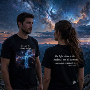 Luz na Escuridão - Camiseta Cristã