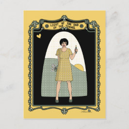 Luz No Final Do Cartão Postal Do Túnel_C_