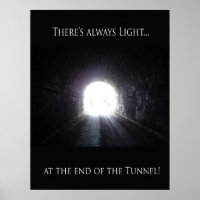 Luz No Final Do Poster Do Túnel