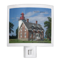 Luz noturna de Dunkirk Lighthouse