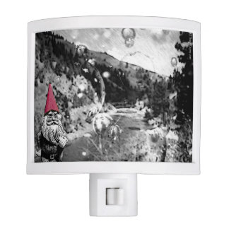 Luz Noturna Gnomo na luz da noite vaguear