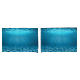 Luz Oceânica Subaquática em Azul Calmo