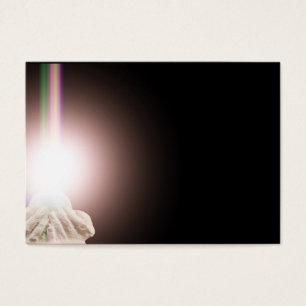 Luz religiosa nas mãos colocadas