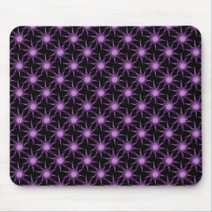 Luz - sóis de roda roxos Mousepad