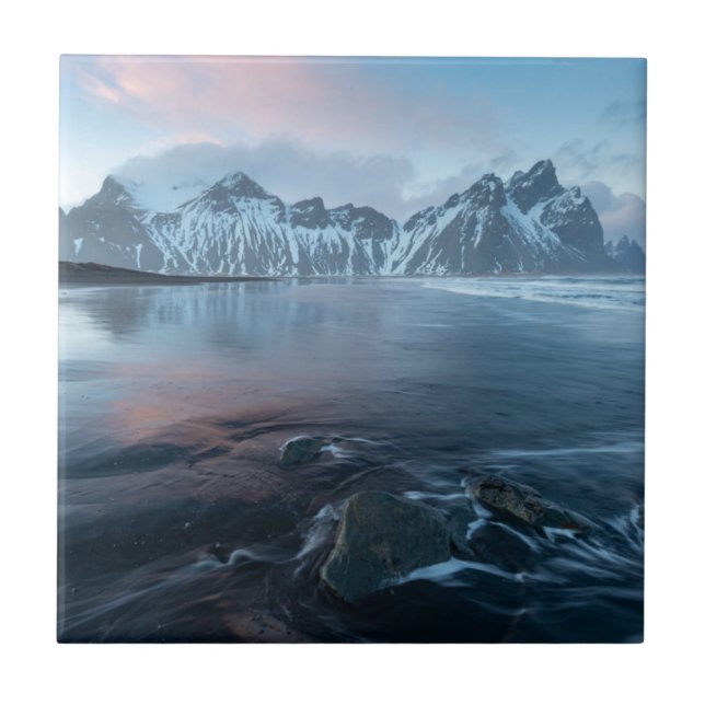 Luz surpreendente em Islândia | Stokksnes, (Frente)