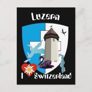 Luzern Suíça Cartão postal