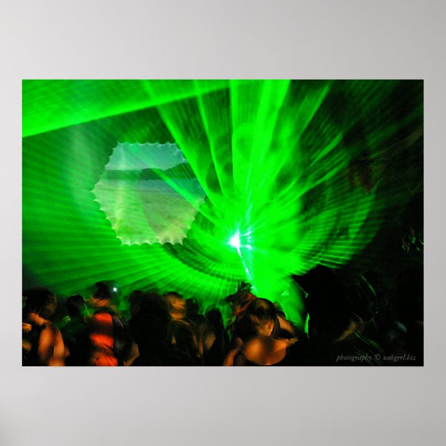 Luzes a Laser Poster Outdoor (Frente)