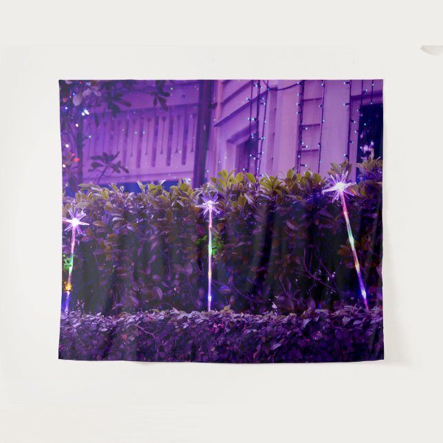 Luzes arco-íris na tapeçaria de Auckland (Frente (Horizontal))