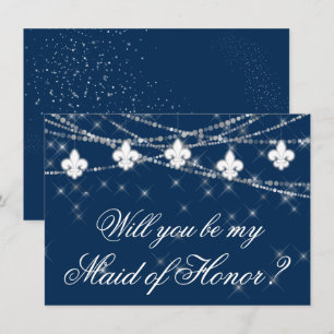 Luzes azuis de Fleur de Lis   Seja a minha Madrinh