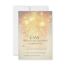 Luzes brilhantes da Elegage, placas de RSVP de cas