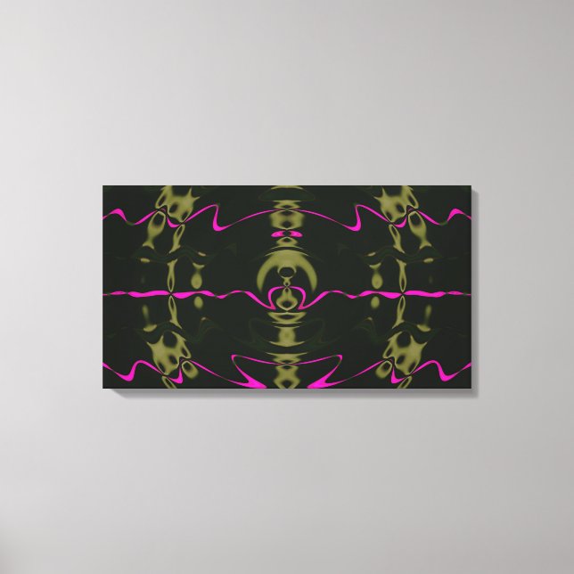 Luzes cor-de-rosa Canvas (Frente)