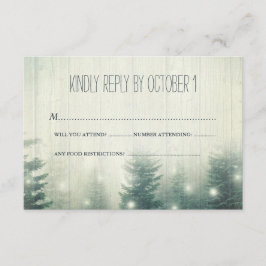 Luzes da floresta | Casamento Russo | RSVP