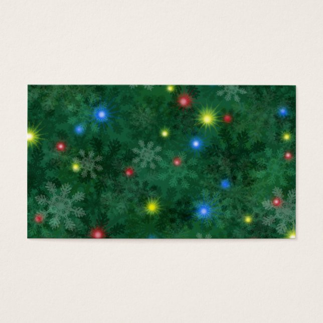 Luzes da neve do Natal (Frente)