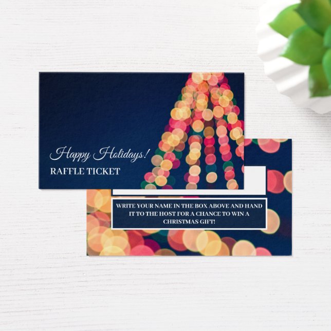 Luzes de árvore de boque, bilhete de Raffle de Nat (Mesa)