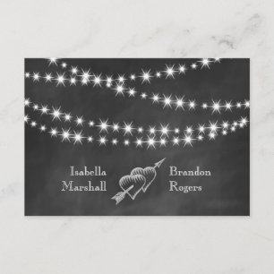 Luzes de brilho de quadro negro RSVP