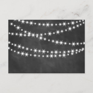 Luzes de brilho no quadro negro RSVP 2