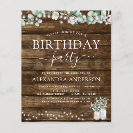 Luzes de Chá de panela Russo Eucalyptus Orçamentár