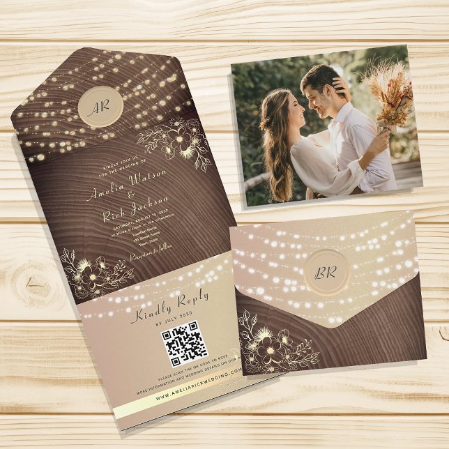 Luzes de Corda com Monograma Casamento (Criador carregado)